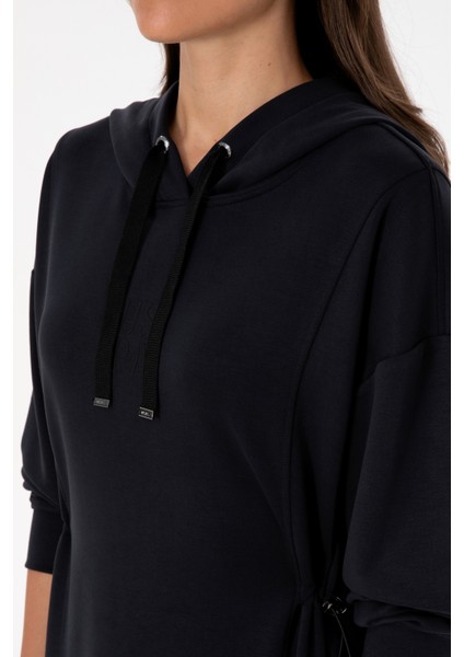 Kadın Siyah Elbise (Örme) 50314196-VR046