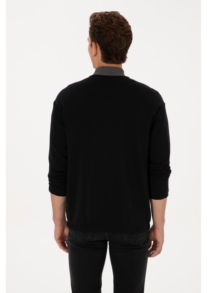 Erkek Siyah Sweatshirt 50309019-VR046 indirimleri