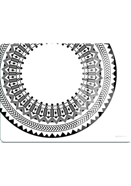 Cam Kesme Tahtası ve Sunumluk Siyah Beyaz Çini 30X40 cm fiyatları
