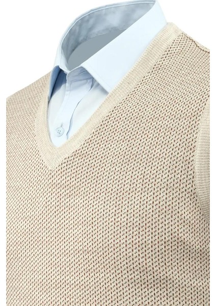 Erkek V Yaka Süveter Çelik Örgü Regular Kalıp 5206H BGL-ST04841 fırsatları