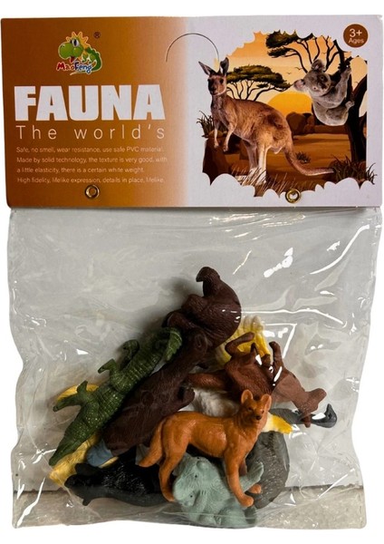 Bfs Pvc Pakette Onlu Küçük Vahşi Hayvanlar