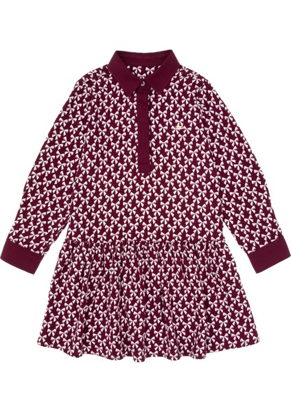 Kız Çocuk Plum Elbise (Dokuma) 50317641-VR177