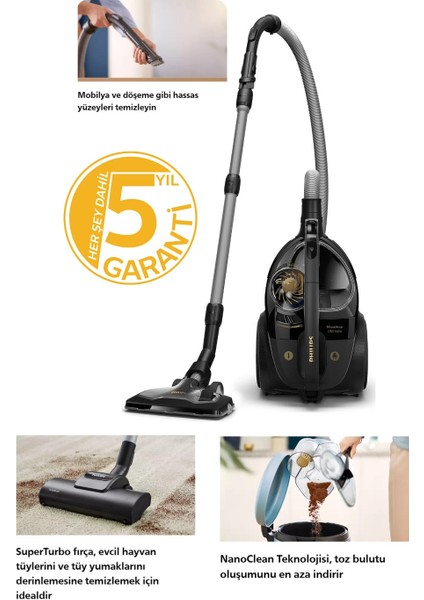 Marathon Elektrikli Süpürge | Toz Torbasız Teknoloji | Güçlü Emiş, Hijyenik Hepa Filtre ve Uzun Ömürlü Performans fiyatları