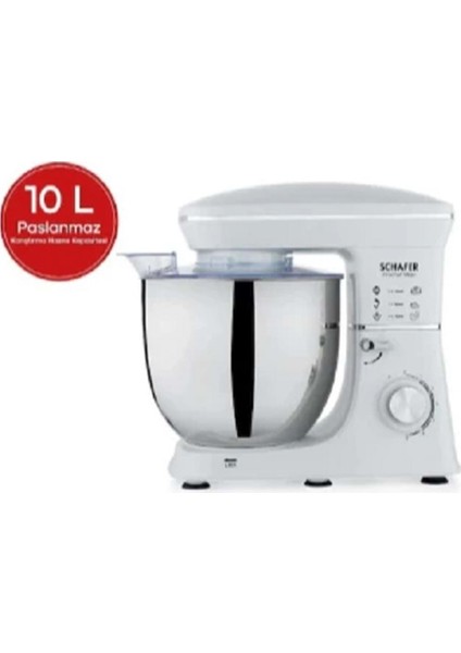 Prochef Maksi Stand Mixer 10 Lt Beyaz 25014-BYZ01