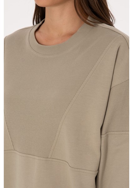 Kadın Açık Haki Sweatshirt 50314170-VR183