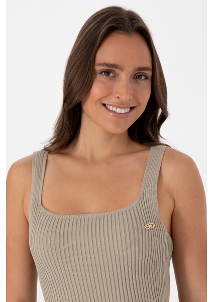 Kadın Açık Haki Kazak /triko 50314626-VR183 fiyatları