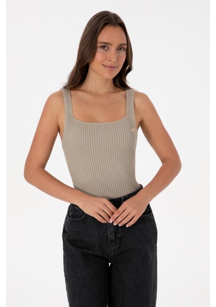 Kadın Açık Haki Kazak /triko 50314626-VR183 modelleri