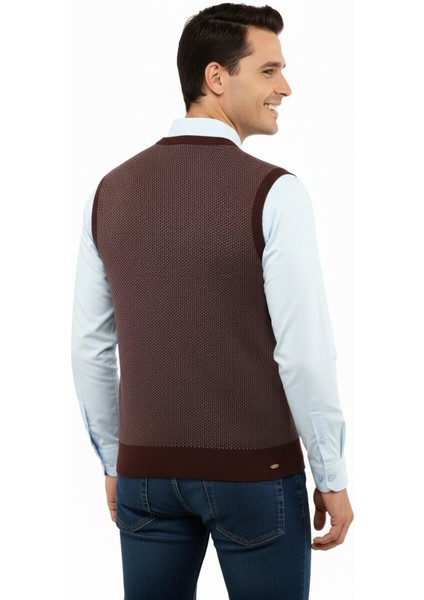 Erkek V Yaka Süveter Çelik Örgü Regular Kalıp 5206H BGL-ST04841 fiyatları