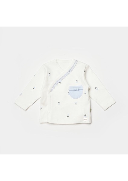 Bibaby Biorganic Love Floral 3 Parça Zıbın Seti 73346 Ekru Lila fırsatları