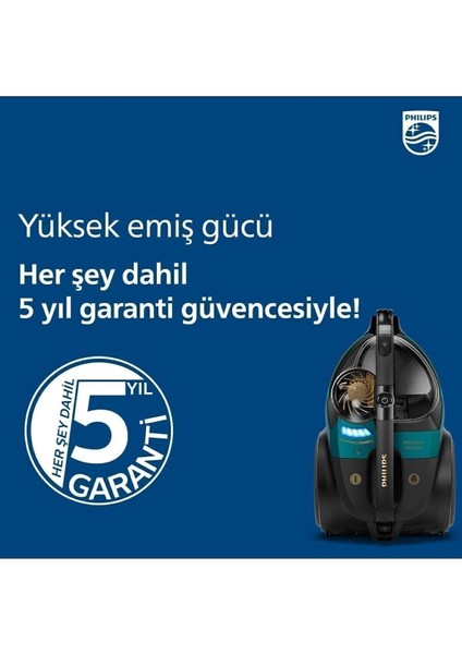 XB9185 + Turbo Başlıklı Marathon Ultimate Toz Torbasız Süpürge– Hepa 13 Filtre, Powercyclone 10, Toz Bulutu Olmadan Hazne Boşaltma, Sessiz Güçlü Performans