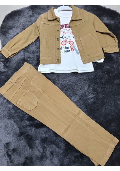 Erkek Keten Kanguru Cepli Ceketli Üçlü Takım fırsatları