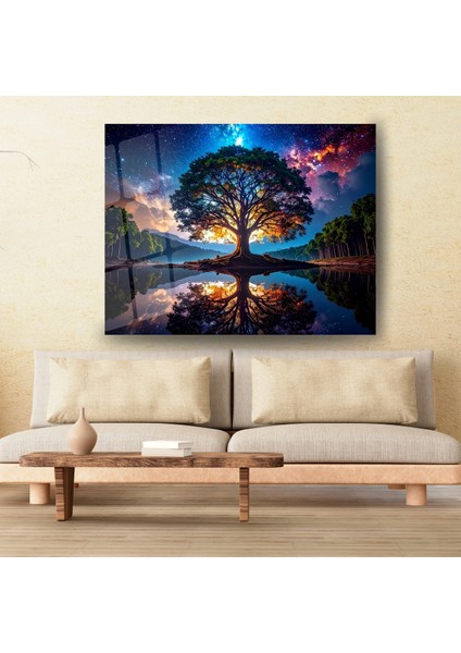 Cam Tablo – Gökyüzünün Derinliklerinde Sessiz Bir Ağaç fırsatları