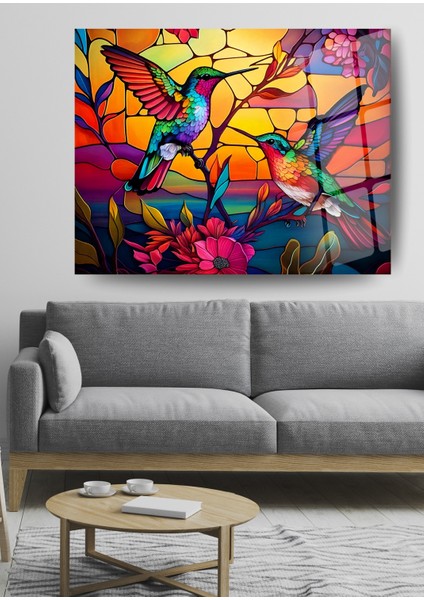 Cam Tablo - Kuşların Sessiz Melodisi fırsatları