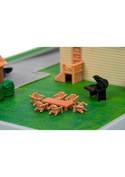 Toys Hızlı ve Öfkeli Nano Hollywood Rides Dom Toretto'nun Evini Sergileyen Diorama, Iki Adet 1,65" Döküm Araba, Çocuklar ve Yetişkinler Için Oyuncaklar (33668) indirimleri