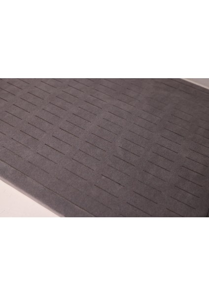 Ahşap Üzeri Gri Kumaş Kaplama 150 Yüzük Kapasiteli Yüzük Tablası fırsatları