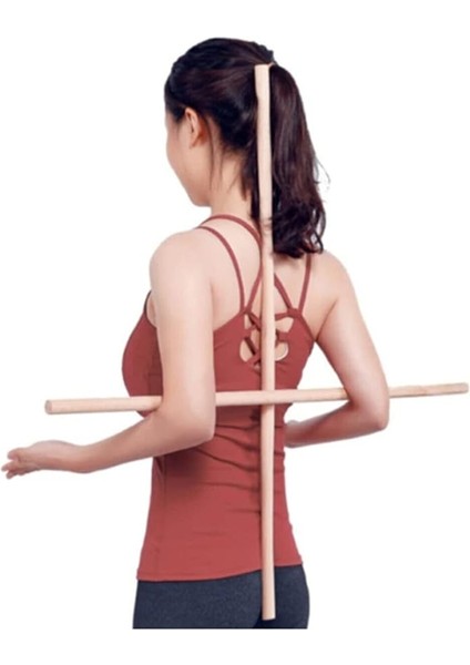 Yoga Stick Pilates Fitness Spor Aleti Vücut Esneme Gerdirme Kardiyo Egzersiz