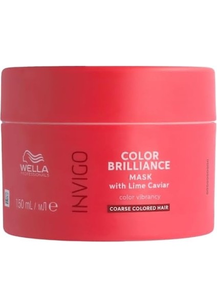 Professionals Invigo Color Brilliance Maske 150 ml - Kalın Telli Saçlar Için Renk Koruması