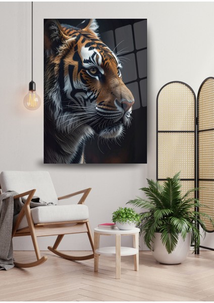 Cam Tablo - Güç ve Zarafet: Kaplanın Bakışı fiyatları