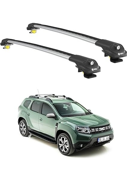 Can Carry Dacia Duster Journey/extreme [2023] Uyumlu Turtle Air1 Ara Atkı Gri fiyatları