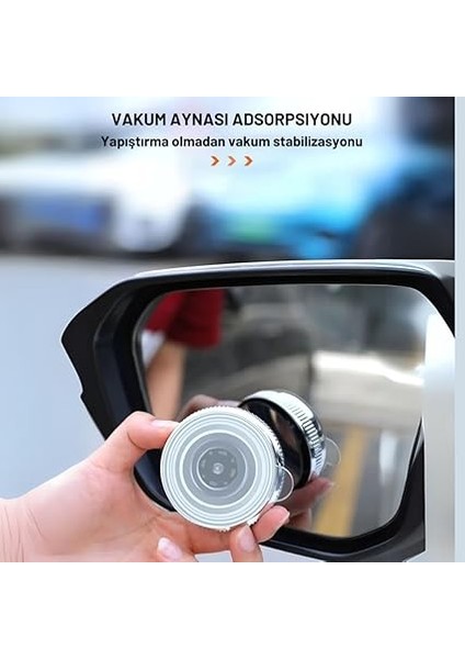 Full View-Vision 2 Adet Araç Kör Nokta Aynası Geniş Açılı Geri Görüş Aynası Oto Kör Nokta Aynası indirimleri
