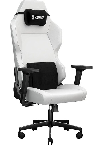 Andromeda 2025 Masajlı Oyuncu Koltuğu Dokuma Kumaş (Beyaz) fiyatları