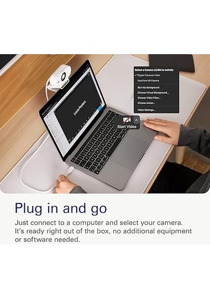 Facecam Neo – Full Hd Web Kamerası, Konforlu Görüş Koruma Kapağı, Işık Düzeltme, Video Konferansları, Yayın, Takımlar/zoom/slack/obs/twitch/youtube Vs. Için – Usb-C/plug & Play Pc/laptop/mac modelleri