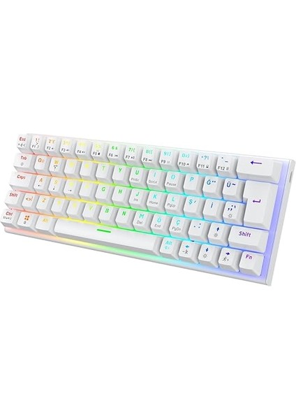 Runner Ful Rgb Mekanik Gaming Oyuncu Klavyesi Blue Switch Q Beyaz fiyatları