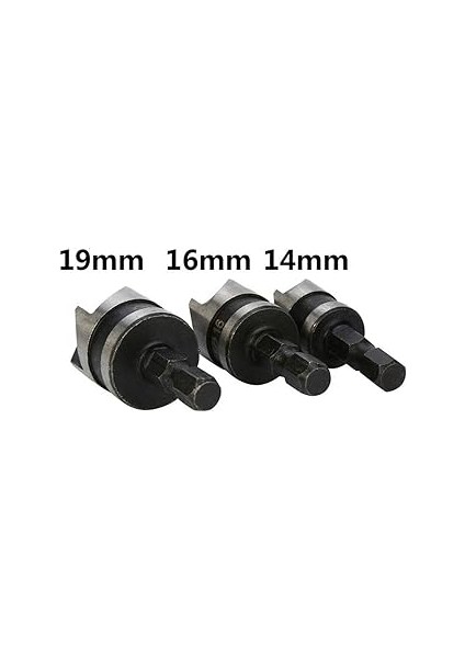 Tool Havşa Matkap Ucu 12 mm 16 mm 19 mm Ahşap Işleme Matkap Uçları 90 Derece Orta Delme Aleti 1/4 Inç Altıgen Şaft Ahşap ve Yumuşak Metal Için (3'lü Paket) fiyatları