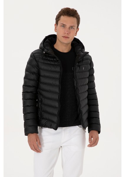 Erkek Siyah Deri Mont-Kaban 50317297-001