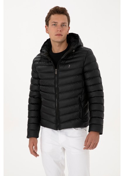 Erkek Siyah Deri Mont-Kaban 50317297-001 modelleri