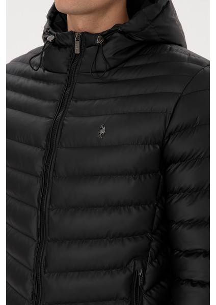 Erkek Siyah Deri Mont-Kaban 50317297-001