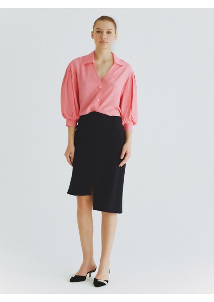 Asimetrik Kesimli Mini Etek Lacivert K2015039_015 fiyatları