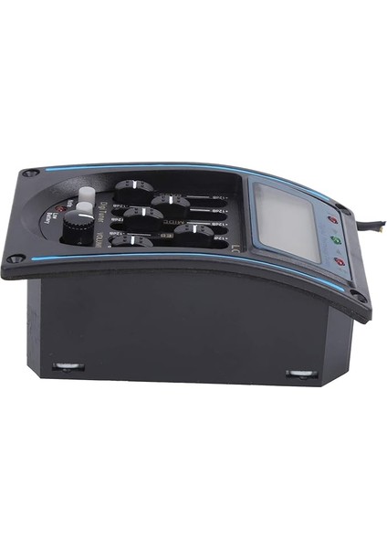 5 Bantlı Gitar Alıcısı Eq Ekolayzer 5 Bantlı Akustik Klasik Gitar Preampı Eq Ekolayzer Piezo Alıcısı A, LCD Ekran Ayarlama Fonksiyonlu Piezo Alıcısı Gitar Preamp Alıcısı