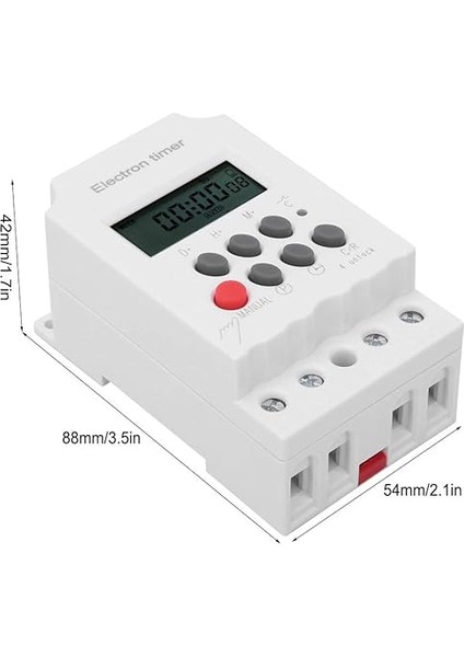 Elektronik Zamanlayıcı Anahtarı, 220VAC 30A Mikrobilgisayar Kontrol Zamanlayıcısı, Endüstriyel Otomotiv Endüstrisi Için Dijital Akıllı Anahtar fiyatları