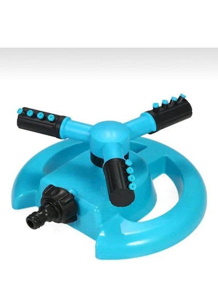 Otomatik 360° Dönen Fıskiye 3 Kollu Ayarlanabilir Bahçe Sulama Sistemi Sehpalı