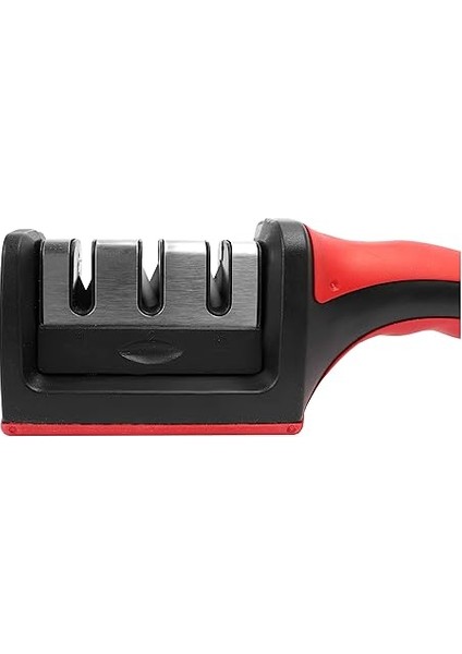 Fish Manuel Bıçak Bileyici, Mutfak Bıçağı, 3 Kademeli Bileyici, Kaba Bileme ve Ince Bileme Için, Tungsten ve Seramik modelleri