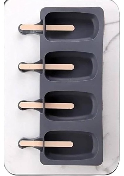 Silikon Magnum Dondurma Kalıbı 4’lü, Buzlu Dondurma Kalıbı, Ev Yapımı Tatlılar, Çikolatalı Dondurma ve Donmuş Yoğurt Için, Bpa’sız, Esnek, Gıda Dostu fırsatları