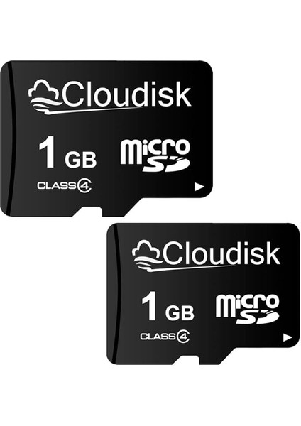 2'li Paket 1gb Micro Sd Kart Microsd Bellek Kartı Class4 Sd Adaptörlü (1gb)