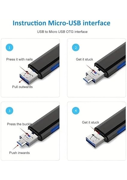 USB Otg Kart Okuyucu Type-C ve Otg Uçlu Macbook Uyumlu Pc Bilgisayar Cep Telefonu ve Notebook Uyumlu Mikro Sd Kart Okuyucu fırsatları