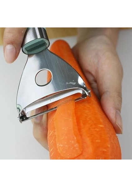 Ahşap Saplı Çok Fonksiyonlu Paslanmaz Çelik Patates Soyucu Meyve Sebze Soyucu, Pratik Elma ve Havuç Soyma Aleti fiyatları