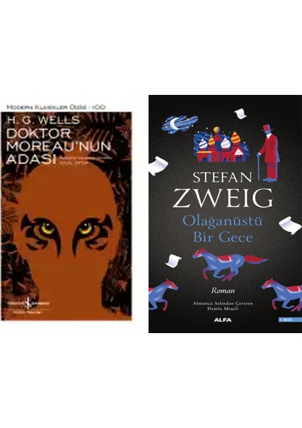 Doktor Moreau’nun Adası – Sert Kapak + Olağanüstü Bir Gece