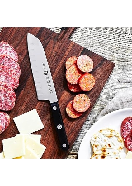 Gourmet Oluklu Santolu Bıçağı, Paslanmaz Çelik, Siyah fırsatları