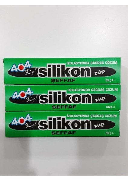 Tüp Silikon 55 gr 3 Adet
