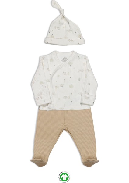 Bistyle Always Dream 3'lü Zıbın Takım 13110 Ekru Bej