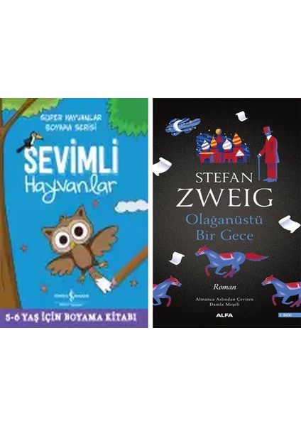 Sevimli Hayvanlar – Süper Hayvanlar Boyama Serisi + Olağanüstü Bir Gece