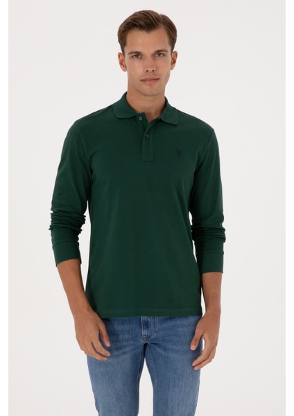 Erkek Koyu Yeşil Sweatshirt 50307688-VR079