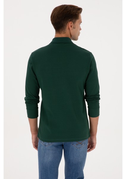 Erkek Koyu Yeşil Sweatshirt 50307688-VR079 indirimleri