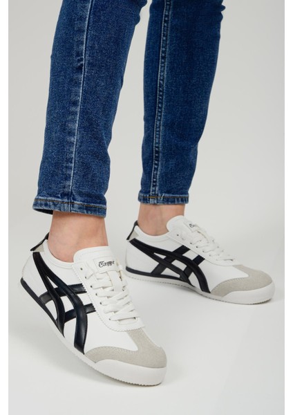 E-2006-2054 Beyaz Siyah Unisex Sneaker Spor Ayakkabı fiyatları