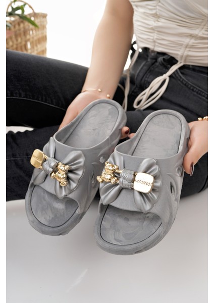 Kadın Terlik Siyah Kaydırmaz Su Geçirmez Şık Ev Dışarı Plaj Yazlık Günlük Terlik fırsatları