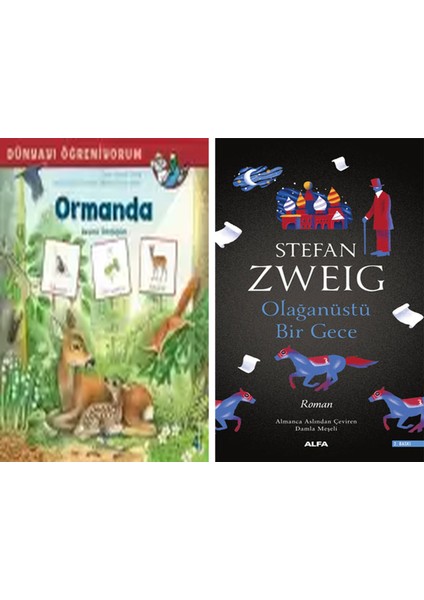 Dünyayı Öğreniyorum Ormanda Resimli Sözlüğüm + Olağanüstü Bir Gece